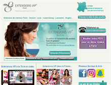 Tablet Screenshot of extensions-vip.fr